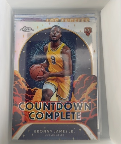 2024-25 Topps Chrome #CC-25 Bronny James Jr. — front