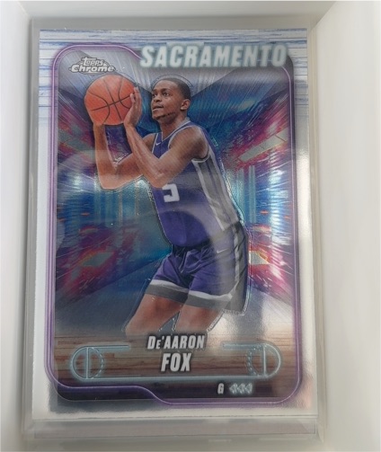 2024-25 Topps Chrome #109 De'Aaron Fox — front