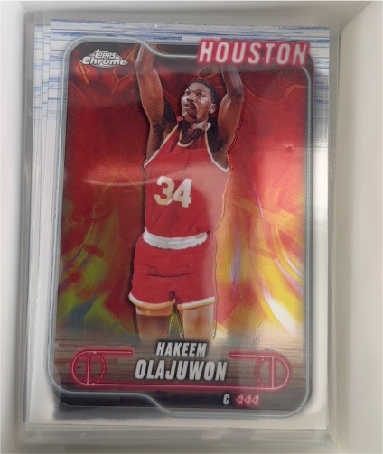 2024-25 Topps Chrome #115 Hakeem Olajuwon — front