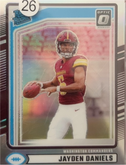2024 Panini Donruss Optic #389 Jayden Daniels — front