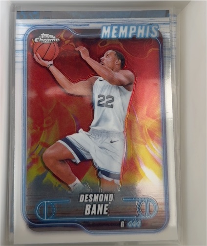 2024-25 Topps Chrome #113 Desmond Bane Memphis Grizzlies — front