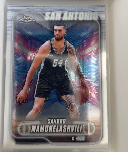 2024-25 Topps Chrome #186 Sandro Mamukelashvili — front