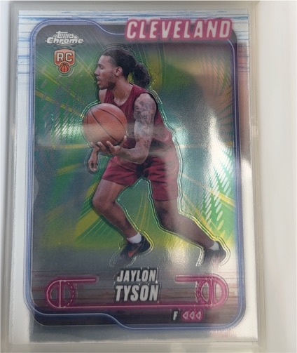 2024-25 Topps Chrome #168 Jaylon Tyson — front