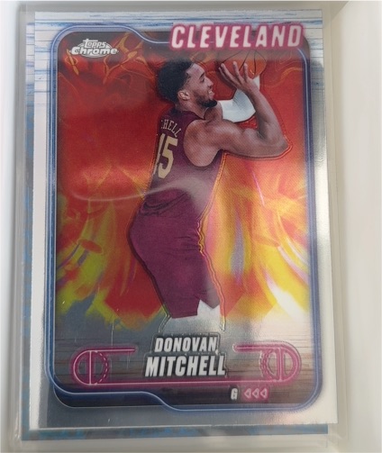 2024-25 Topps Chrome #69 Donovan Mitchell — front
