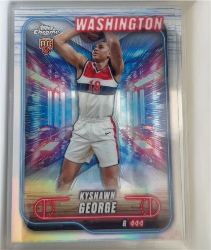 2024-25 Topps Chrome #158 Kyshawn George — front