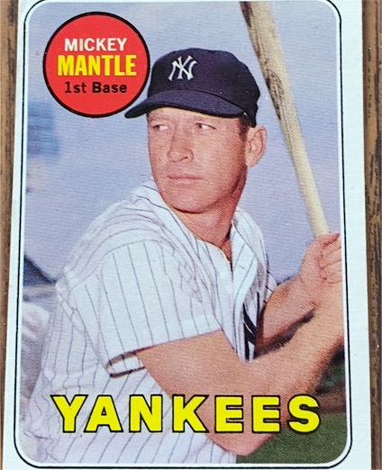 1969 Topps #500 Mickey Mantle — front