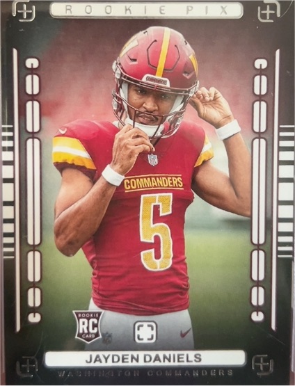 2024 Panini Photogenic #14 Jayden Daniels Rookie Pix — front