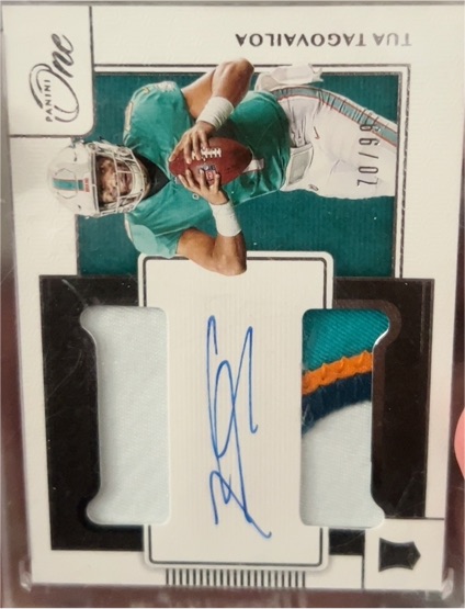 2020 Panini One #70 Tua Tagovailoa — front