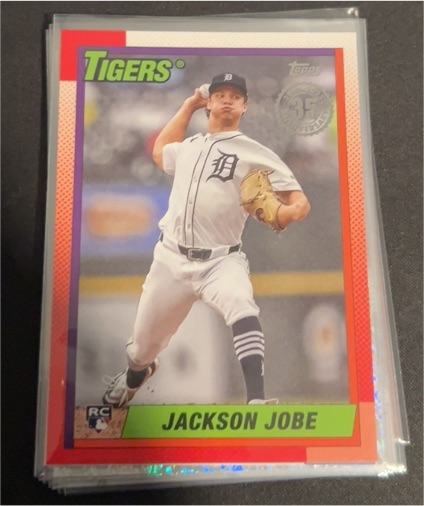 2025 Topps Series 2 Baseball #90B2-44 Jackson Jobe 35th Anniversary — front