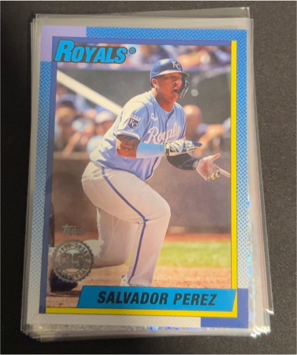 2025 Topps Series 2 35th Anniversary #90B2-19 Salvador Perez — front