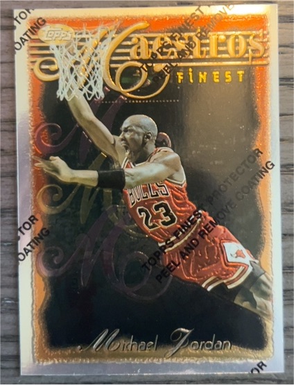 1996-97 Topps Finest Maestros # Michael Jordan — front