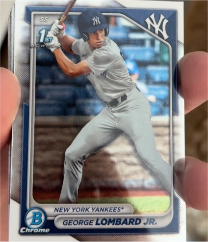 2024 Bowman Chrome #BCP-79 George Lombard Jr. — front