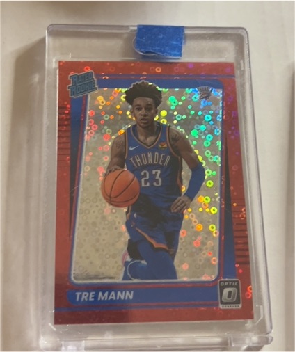 2021-22 Donruss Optic #168 Tre Mann Rated Rookie RC — front