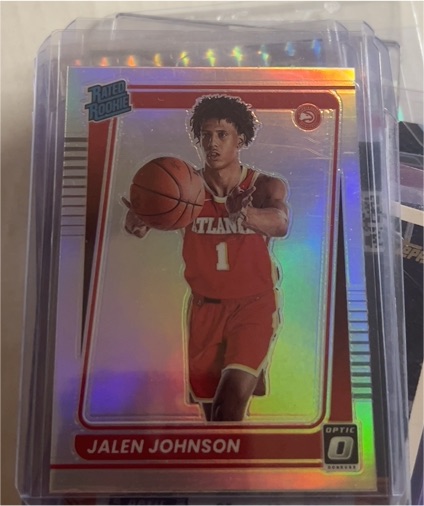 2021-22 Panini Donruss Optic #181 Jalen Johnson — front