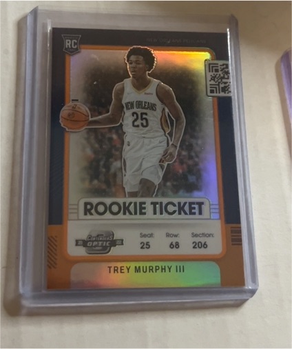 2021-22 Panini Contenders Optic #25 Trey Murphy III Rookie Ticket — front