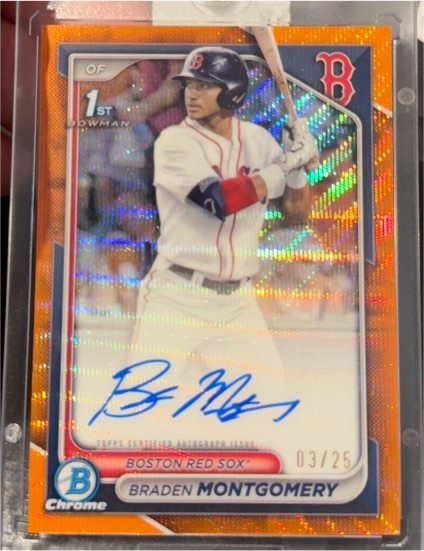 2024 Bowman Chrome #CPA-BM Braden Montgomery — front