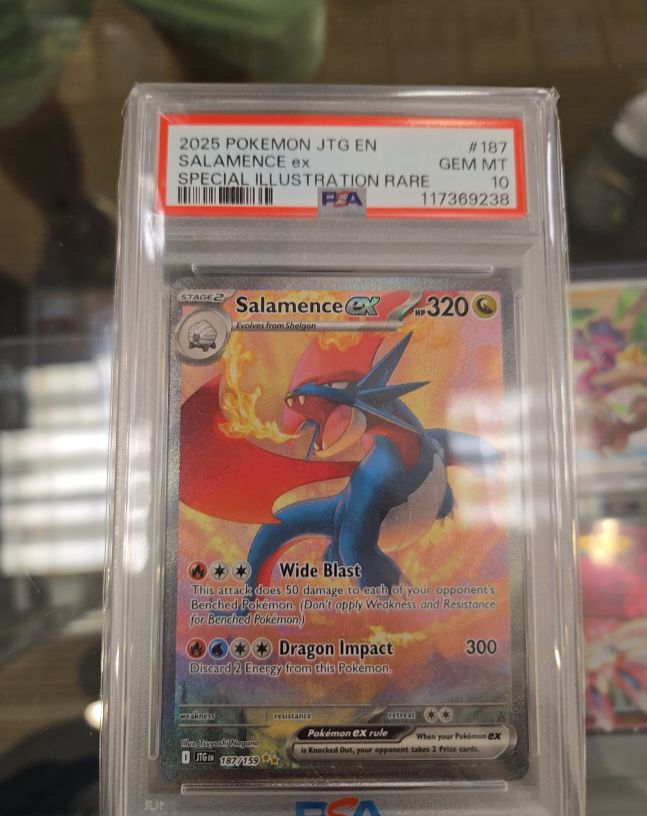 2025 Pokémon Journey Together #187 Salamence ex Special Illustration Rare — front