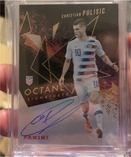 2019 Panini Soccer Octane Signatures #OS-CP Christian Pulisic — front