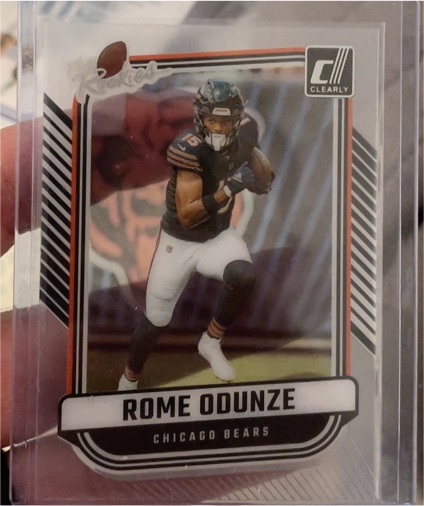 2024 Panini Clearly Donruss #11 Rome Odunze — front