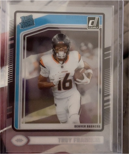 2024 Panini Clearly Donruss #82 Troy Franklin — front
