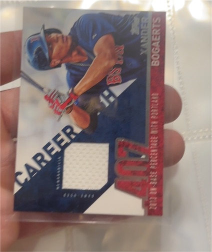 2015 Topps Career High Relics #CRH-XB Xander Bogaerts — front