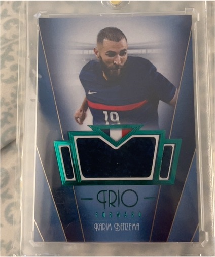 2024 Futera Unique Trio Karim Benzema — front