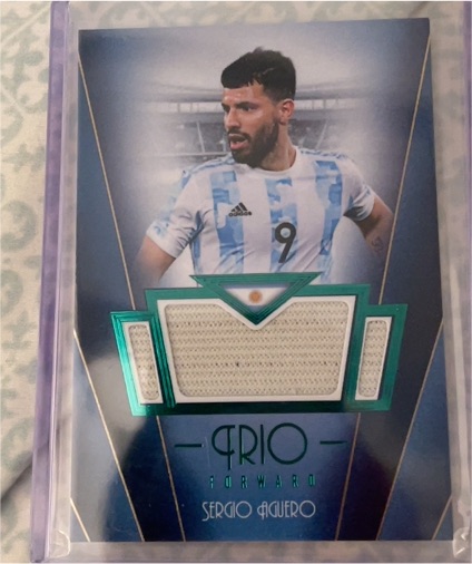 2024 Futera Trio #9 Sergio Aguero — front