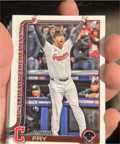 2025 Topps #401 David Fry — front