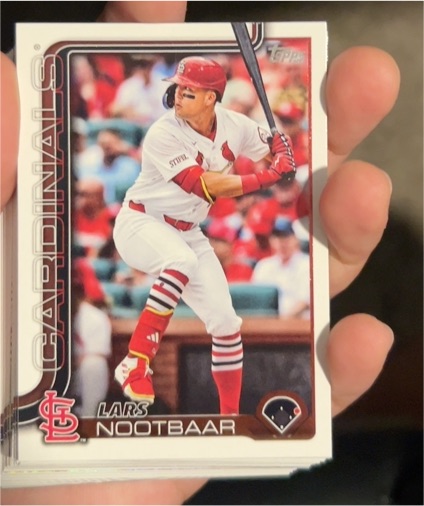 2025 Topps Series 1 #203 Lars Nootbaar — front