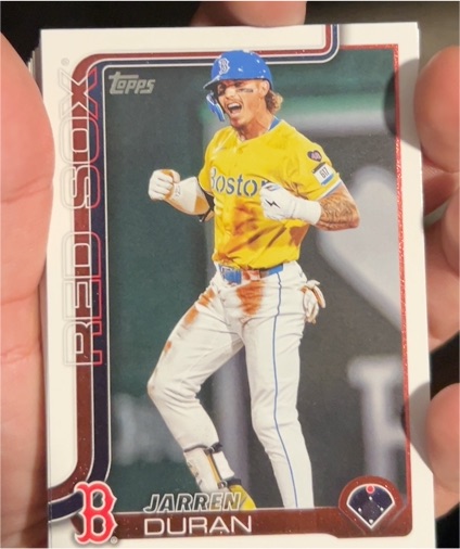 2025 Topps Series 2 #587 Jarren Duran — front