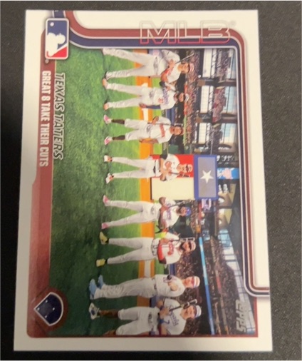 2025 Topps Series 2 #409 Texas Taters Great 8 Take Their Cuts — front