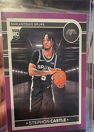 2024-25 Panini NBA Hoops #234 Stephon Castle — front