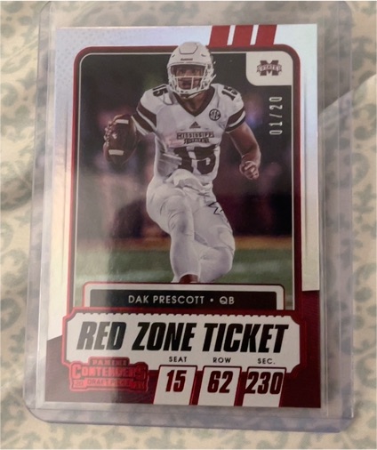 2021 Panini Contenders Draft Picks #24 Dak Prescott — front