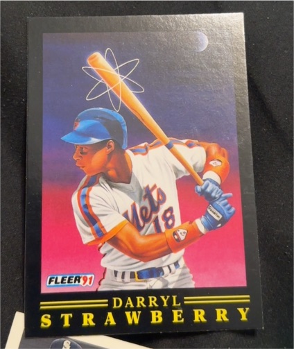 1991 Fleer Pro-Visions #12 Darryl Strawberry — front