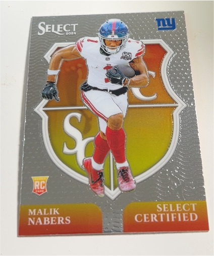 2024 Panini Select #6 Malik Nabers — front