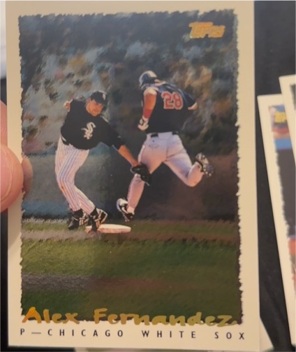 1995 Topps #163 Alex Fernandez — front