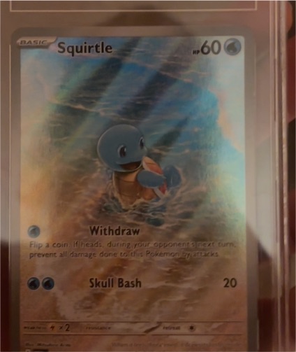 2023 Pokémon TCG Scarlet & Violet 151 #170 Squirtle Illustration Rare — front