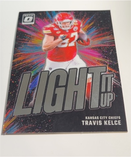 2024 Panini Donruss Optic #15 Travis Kelce Light It Up — front