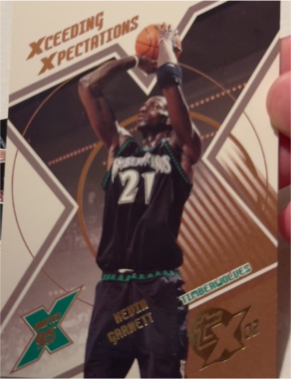 2002-03 Topps Xceeding Xpectations #159 Kevin Garnett — front