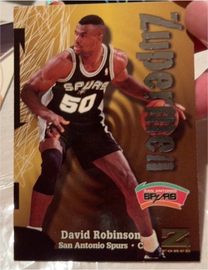 1997-98 SkyBox Z-Force #203 David Robinson — front