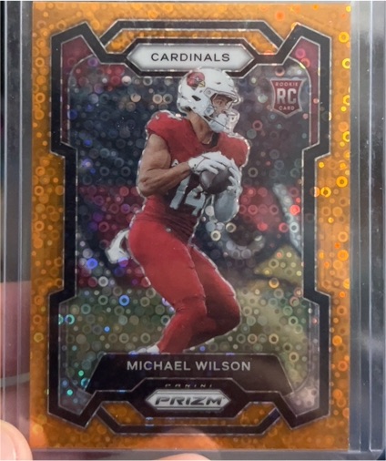 2023 Panini Prizm #303 Michael Wilson Rookie — front