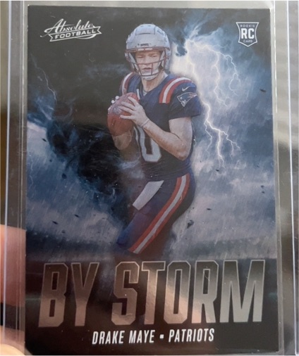 2024 Panini Absolute - By Storm #BS-DME Drake Maye (RC) — front