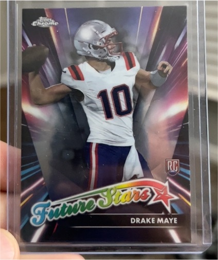 2024 Topps Chrome #FS-3 Drake Maye Future Stars — front