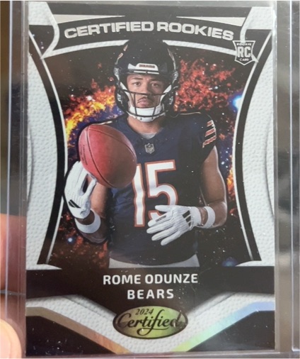 2024 Panini Certified #13 Rome Odunze Certified Rookies — front