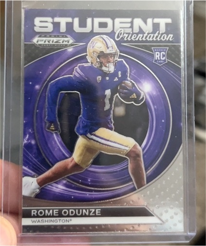 2024 Panini Prizm Draft Picks Student Orientation #SO-RO Rome Odunze — front