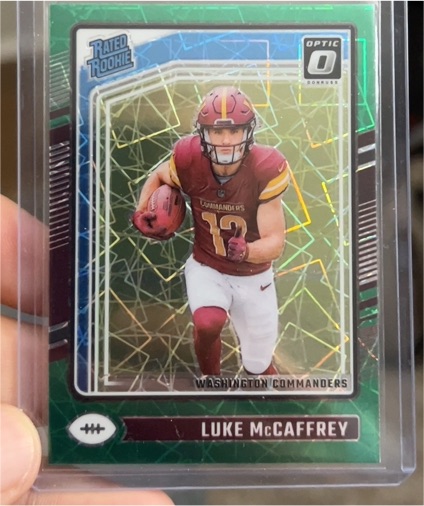 2024 Panini Donruss Optic #268 Luke McCaffrey — front