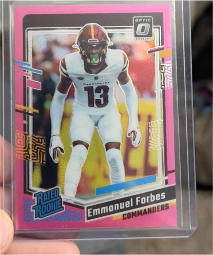 2023 Panini Donruss Optic #299 Emmanuel Forbes — front