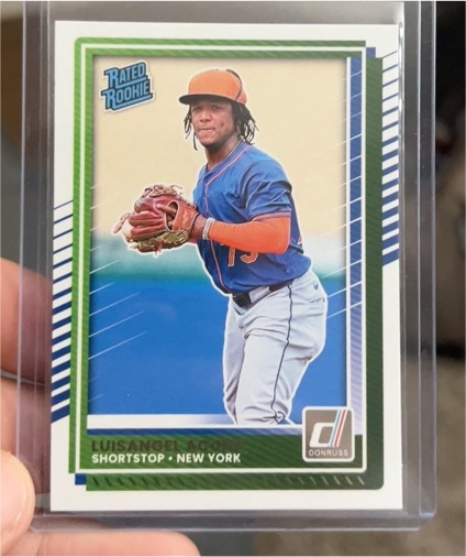 2025 Donruss #1 Luisangel Acuna Rated Rookie — front