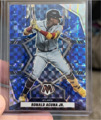 2022 Panini Mosaic #158 Ronald Acuna Jr. — front