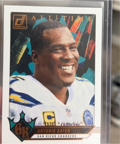2024 Donruss All-Time Gridiron Kings #11 Antonio Gates — front